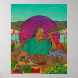 Portrait: Helga Garcia-Garza, Agri-cultura Poster