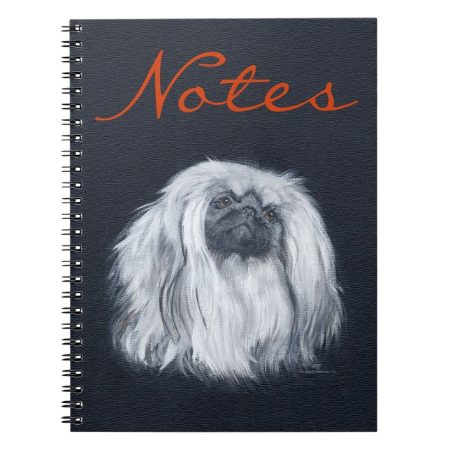 Portrait in Black Spiral Notebook (Front)