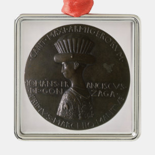 Portrait medal depicting Gianfrancesco Gonzaga (13 Metal Tree Decoration