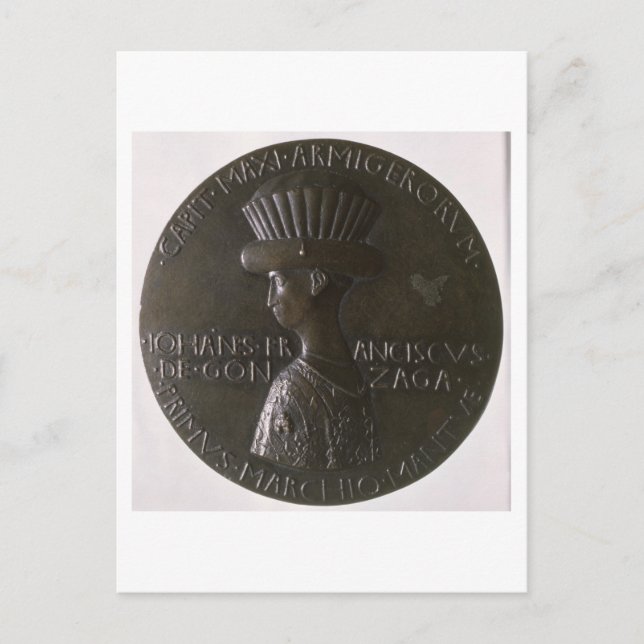 Portrait medal depicting Gianfrancesco Gonzaga (13 Postcard (Front)