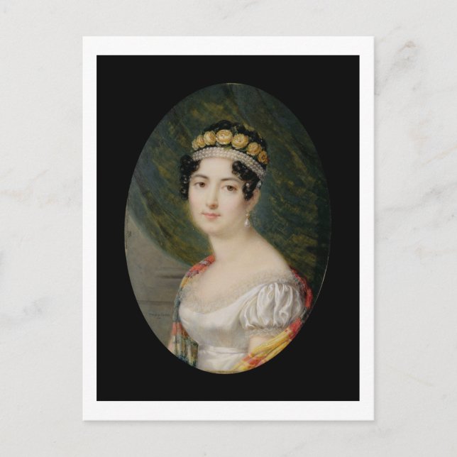 Portrait Miniature of the Empress Josephine (1763- Postcard (Front)
