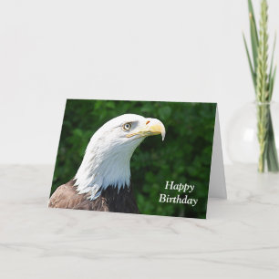 Portrait of a Bald Eagle Card