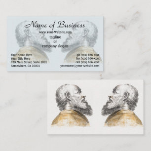 Portrait of a Bearded Man by Johan Teyler Business Card