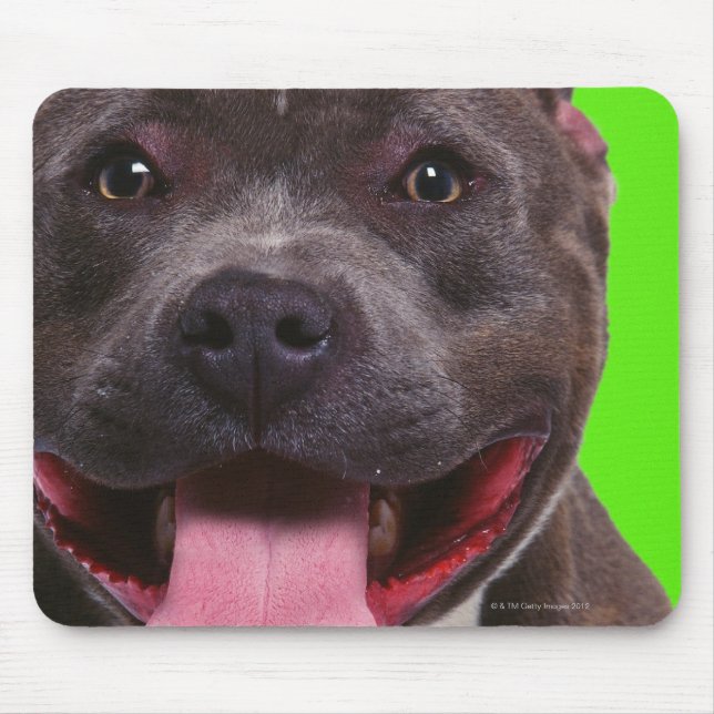 portrait of a bulldog mouse pad (Front)