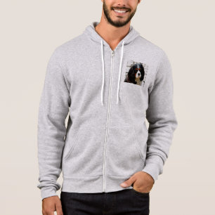 Portrait Of A Cavalier King Charles Spaniel Hoodie