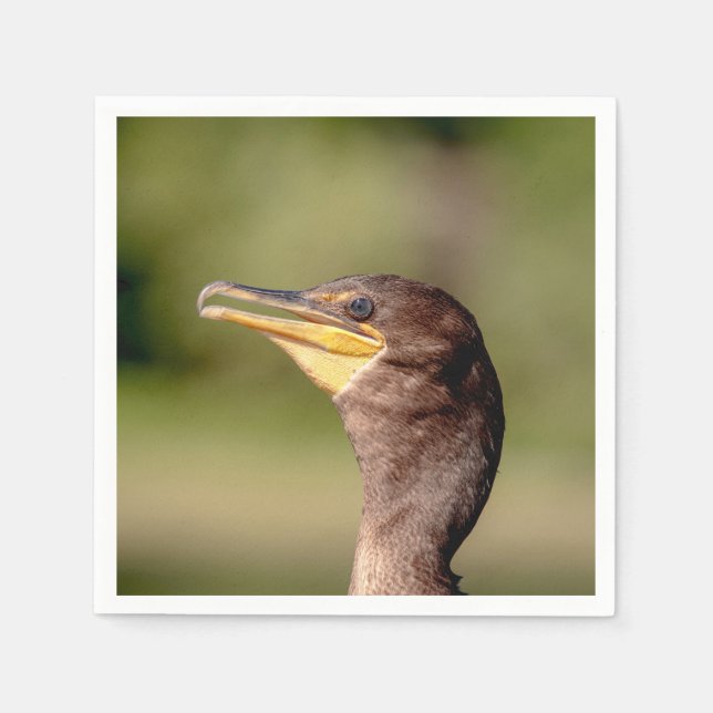 Portrait of a Cormorant Napkin (Front)