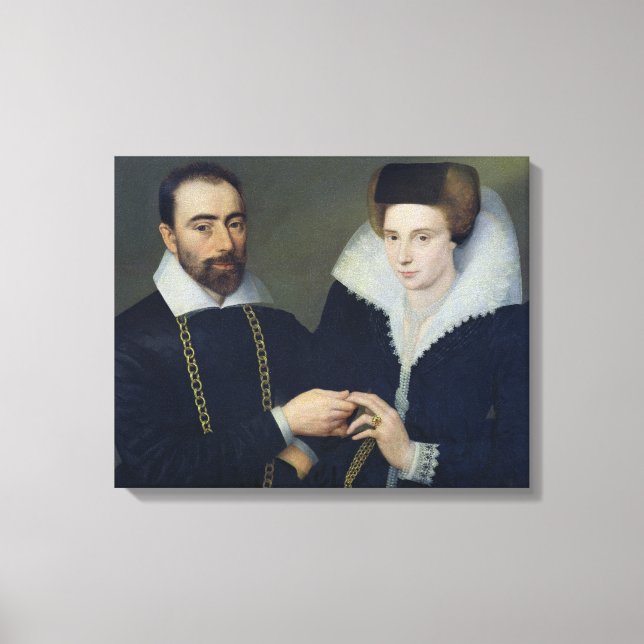 Portrait of a Couple Canvas Print (Front)