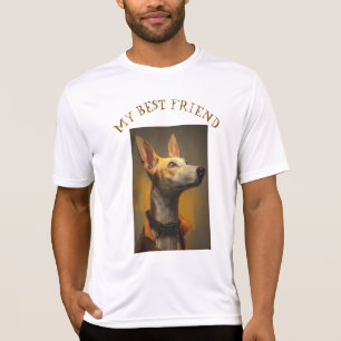 Portrait of a Dapper Greyhound T-Shirt