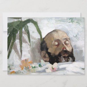 Portrait of a Dead Man (Mortality and Death) (Art) Card