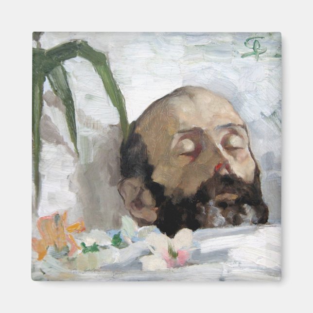 Portrait of a Dead Man (Mortality and Death) (Art) Magnet (Front)