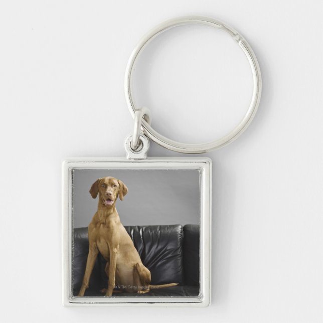 Portrait of a dog key ring (Front)