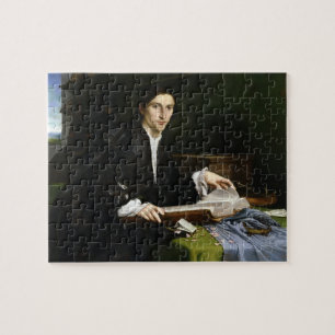 Portrait of a Gentleman in his Study, 1528-30 (oil Jigsaw Puzzle