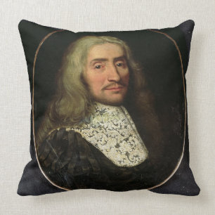 Portrait of a Gentleman (oil on canvas) Cushion