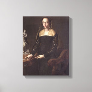 Portrait of a Gentlewoman, 1559 (oil on panel) Canvas Print