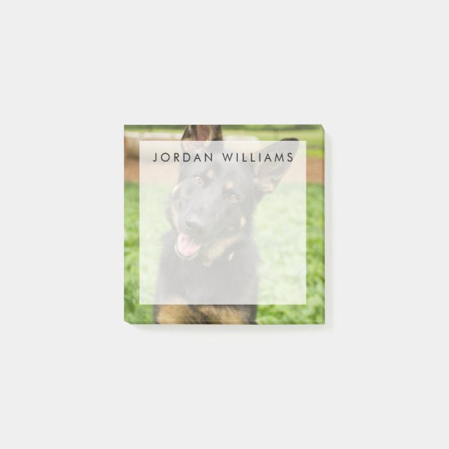 Portrait of a German Shepherd Post-it Notes (Front)