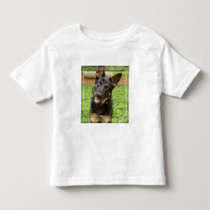 Portrait of a German Shepherd Toddler T-Shirt