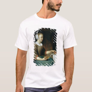 Portrait of a Girl Seated at a Table T-Shirt