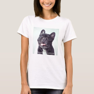 Portrait of a Happy French Bulldog T-Shirt