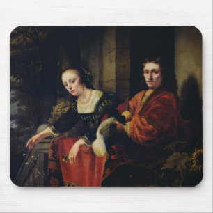 Portrait of a Husband and Wife, 1654 Mouse Pad