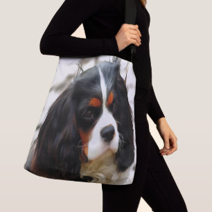 Portrait Of A King Charles Cavalier Spaniel Crossbody Bag