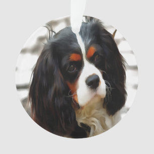 Portrait Of A King Charles Cavalier Spaniel Ornament