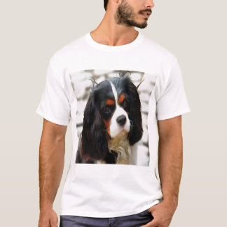 Portrait Of A King Charles Cavalier Spaniel T-Shirt