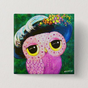 Portrait Of A Lady 15 Cm Square Badge