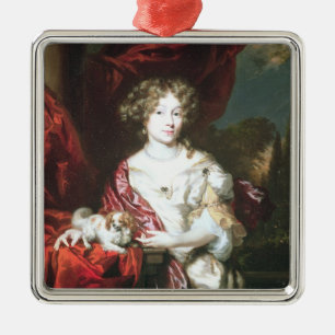 Portrait of a Lady, 1677 Metal Tree Decoration