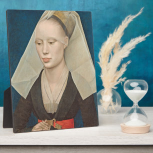 Portrait of a Lady, c.1460 (oil on panel) Plaque