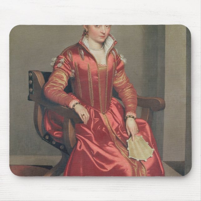 Portrait of a Lady, c.1555-60 Mouse Pad (Front)