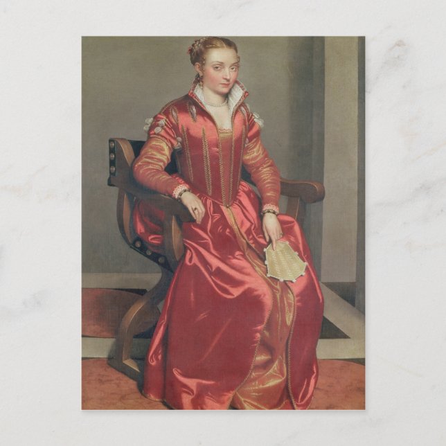 Portrait of a Lady, c.1555-60 Postcard (Front)