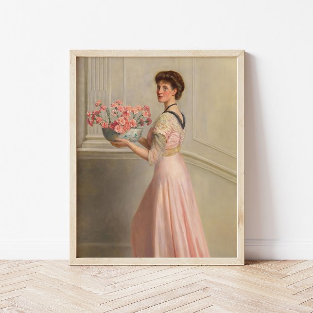 Portrait of a Lady in Pink | John Collier Poster (Creator Uploaded)