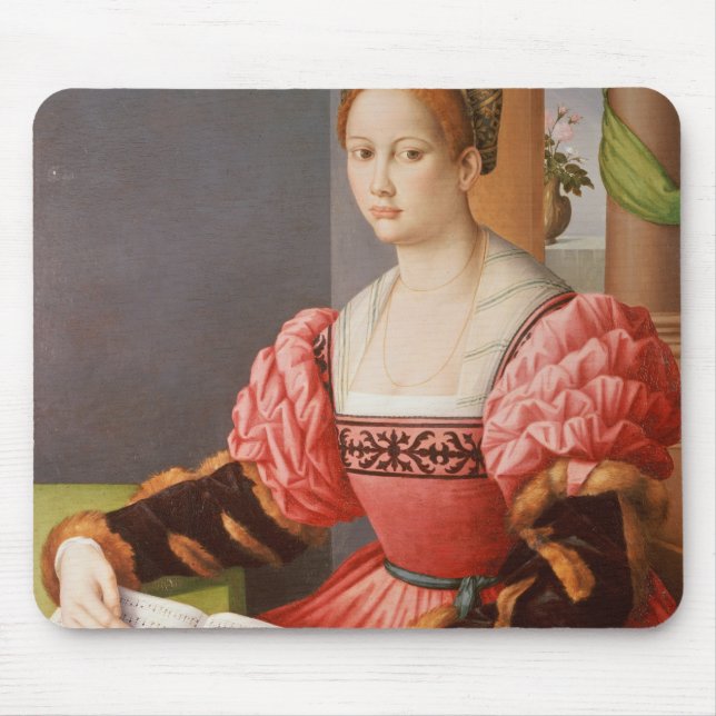 Portrait of a Lady Mouse Pad (Front)