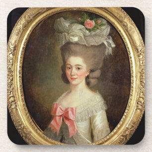 Portrait of a Lady (oil on canvas) Coaster