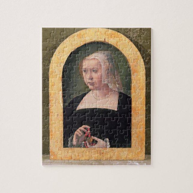 Portrait of a lady (panel) jigsaw puzzle (Vertical)