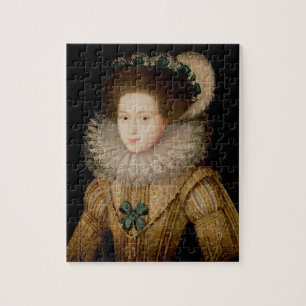Portrait of a Lady, possibly Mary Queen of Scots ( Jigsaw Puzzle