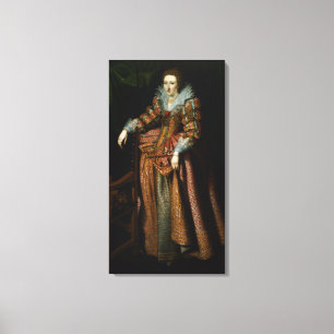 Portrait of a Lady said to be from the Canvas Print
