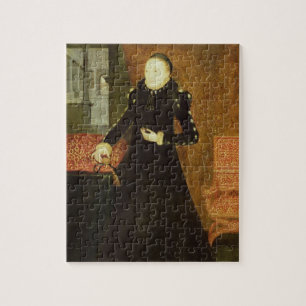Portrait of a Lady, thought to be Katherine, Duche Jigsaw Puzzle