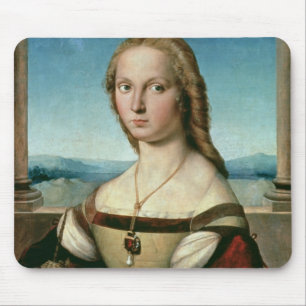 Portrait of a Lady with a Unicorn, c.1505-6 Mouse Pad