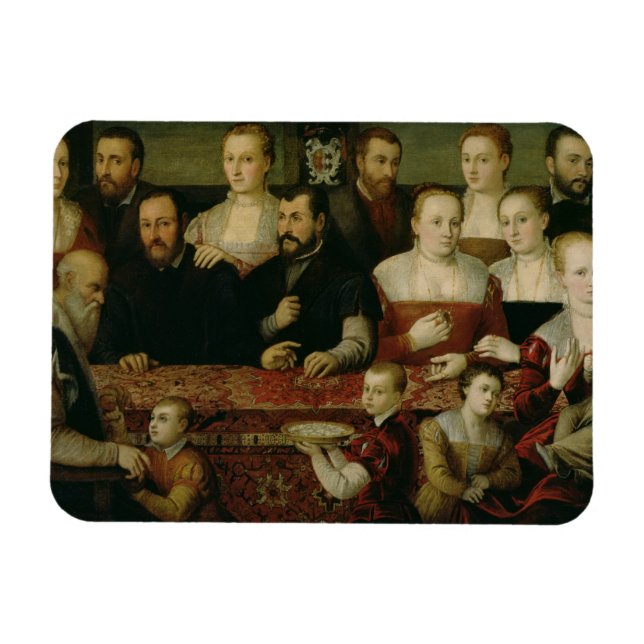 Portrait of a Large Family Magnet (Horizontal)