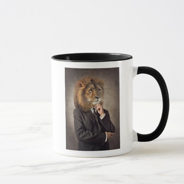 Portrait of A Lion Mug (Right)