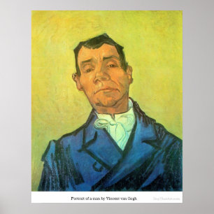 Portrait of a man by Vincent van Gogh Poster
