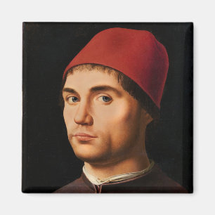 Portrait of a Man, c.1475 Magnet