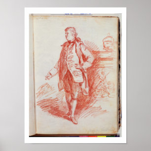 Portrait of a Man, called Edward Gibbon (1737-94) Poster
