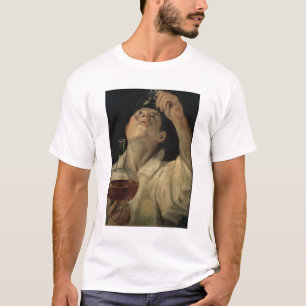 Portrait of a Man Drinking, c.1581-4 (oil on canva T-Shirt