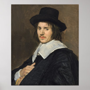 Portrait of a Man - Frans Hals Fine Art Poster