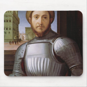 Portrait of a Man in Armour Mouse Pad