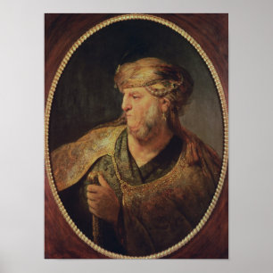 Portrait of a Man in Oriental Costume, 1633 Poster