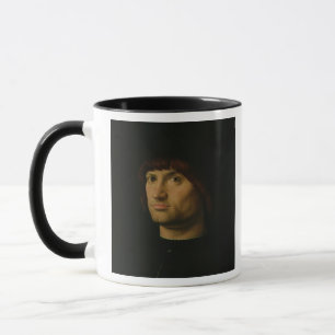 Portrait of a Man, or The Condottiere, 1475 (oil o Mug