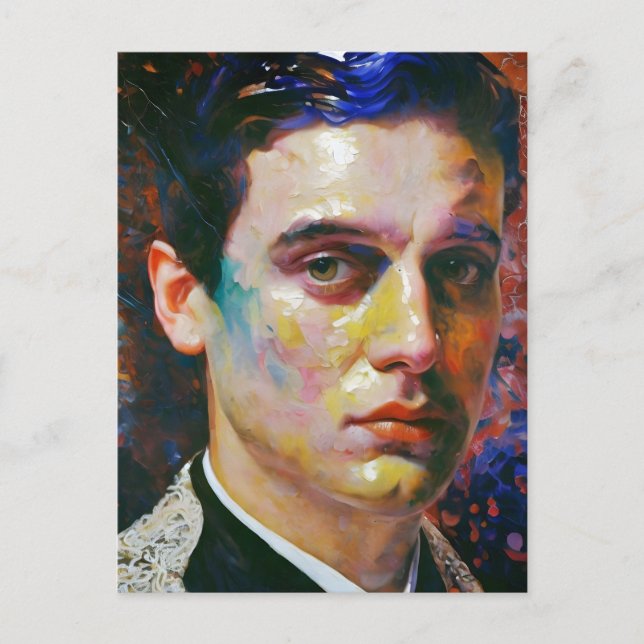 Portrait of a Man Postcard (Front)